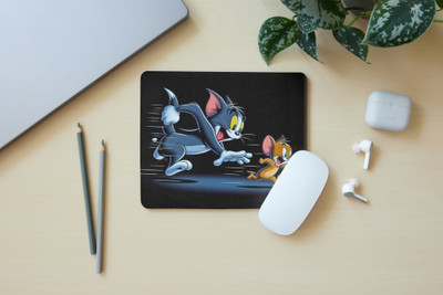 Zipcartz Tom & Jerry Duo Mouse Pad for Laptop & PC | Gaming Mousepad | Non Slip Base Mousepad(Multicolor)