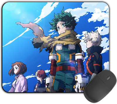 Kirmada Printed Design Mouse Pad Class A 2 Non-Slip My Hero Acadamia Non Slip Base Mousepad(Multicolor)