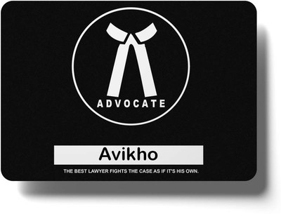 epheriwala Advocate Avikho /Mouse pads for Advocates and Lawyers Non Slip Base Mousepad(Black)