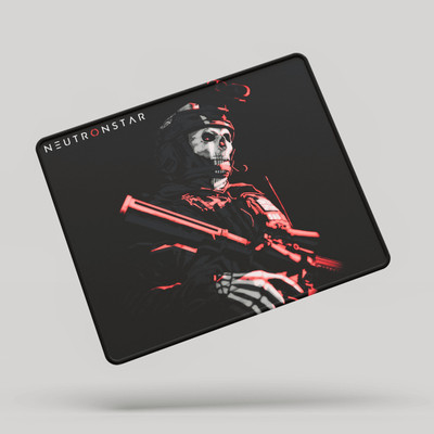 NEUTRONSTAR Gaming Series COD GHOST Non Slip Base Mousepad(Tart)
