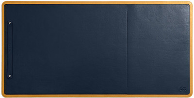 DailyObjects Mustard-Space Blue Dart Organiser Desk Mat (r2) Mousepad(Yellow)