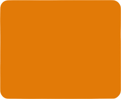 Octec Rubber Smooth Surface Mouse Pad| Desk Mate Mouse Pad| Slip-Free | Waterproof Non Slip Base Mousepad(Orange)