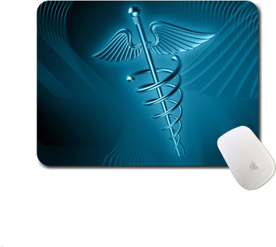 whats your kick Doctor Inspired Anti Slip Rubber Base Printed Mouse Pad - D2 Mousepad(Blue)