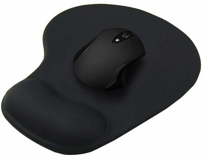 R3 GERMAN Comfort Mousepad with Wrist Support Non Slip Base Mousepad(Blue)