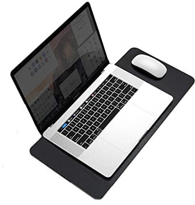 Nathgra Multifunctional Desk Pad For PC/LAPTOP/COMPUTER (80cm x 40cm) Non Slip Base Dual Sided Mousepad(Black For Desktop Laptop Computer)