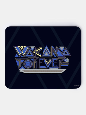 macmerise Wakanda Forever Typo Non Slip Base Mousepad(Multicolor)