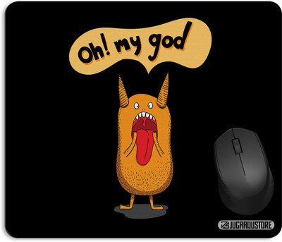 JugaaduStore N&C_1_110 Non Slip Base Mousepad(Black)