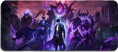 Aniithing Gaming Mouse Pad XXL, Extended Anime Design, Large Mouse pad 23 X 11 inch Non Slip Base Mousepad(Purple)