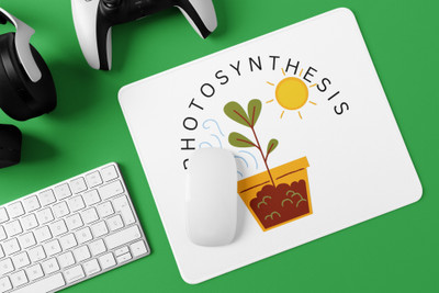 Epic MousePds Photosynthesis Non Slip Base Mousepad(White)