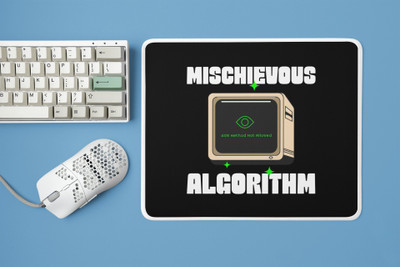 Epic Merch Mischevious Algorithm Mousepad(Multicolor)