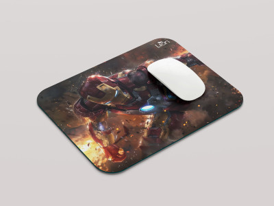 leeon L-MP1-1-183-Ironman L2 Non Slip Base Mousepad(Multicolor)