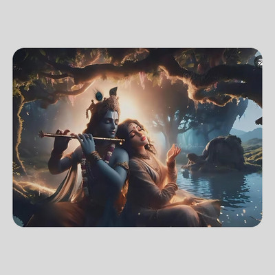 KAALPANIK MP-Krishna-04 Non Slip Base Mousepad(Multicolor)