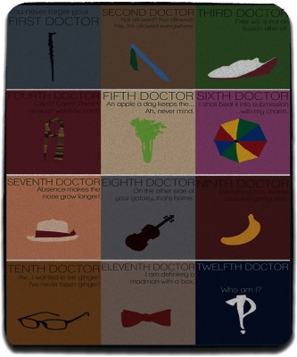 Get Fatang Time Lord'S Thingy Mousepad(Multicolor)