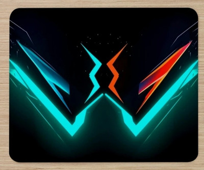 SignatureFactory SF-002077 Non Slip Base Mousepad(Navy& Orange)