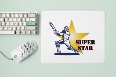 MiTrends Super Star Player - Printed Mousepads(20cm x 18cm) Mousepad(White)