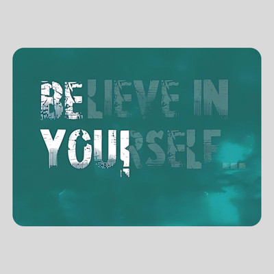 KAALPANIK MP-Believe Non Slip Base Mousepad(Multicolor)