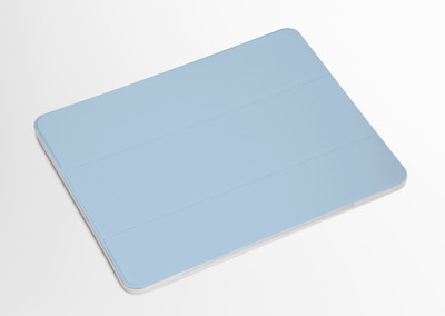 INFINITYLINES 9.5X7.9X0.12 Inch Non Slip Rubber Base Printed Non Slip Base Mousepad(Light Blue)