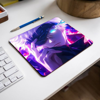 Printile MYSTIC ANIME GIRL MOUSE PAD Non Slip Base Mousepad(Multicolor)