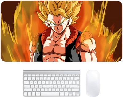 Kuavi Dragon Ball Z Premium and Anime Extended Mouse Pad (Design-14) Non Slip Base Mousepad(Multicolor)