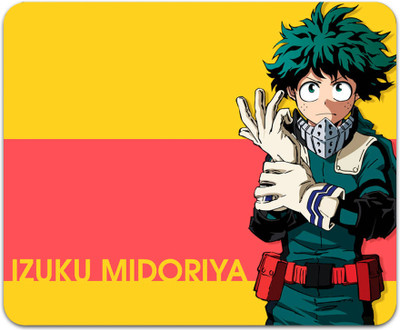 MITTRA INDIACRAFT Anime Izuku Mirodiya Mouse Pad - Computer Printed Mousepad Non Slip Base Mousepad(Izuku Mirodiya)