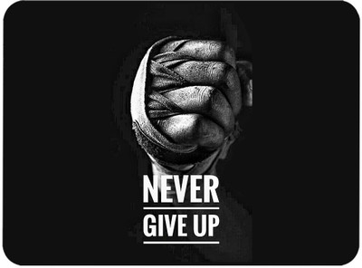 RAWAT TRADERS Artefact Never Give Up Mouse Pad FKMP00154 Mousepad(4)