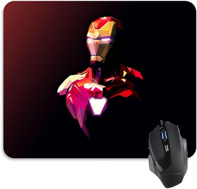JOJO TRADERS avengers iron men mouse pad for laptop Non Slip Base Mousepad(Multicolor)