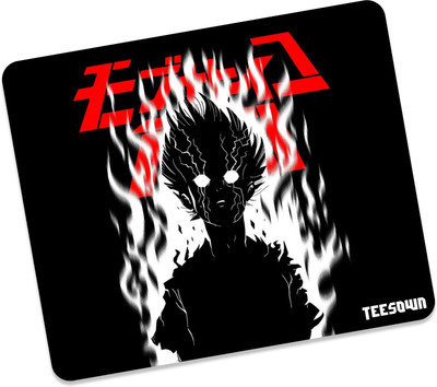 Teesown Mob 100 Anime Printed Mousepad For Gaming, Computer, Laptop, And Pc Non Slip Base Mousepad(Multicolor)