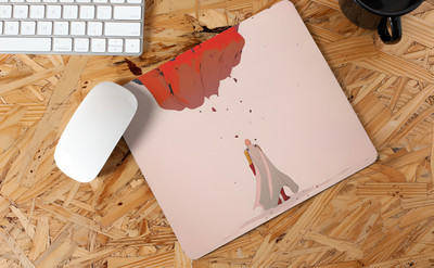 DakooStore One Punch Man Mouse Pad - Anime Desk Mat | Non-Slip, Smooth Surface, Gaming Non Slip Base Mousepad(Pink)