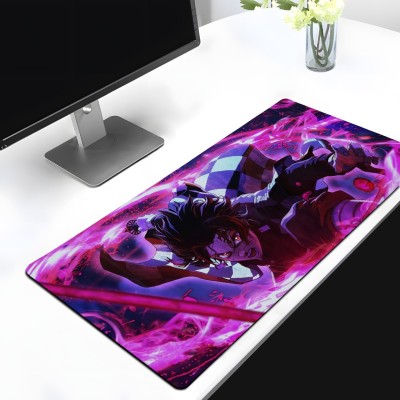 Teesown Demon Slayer Anime Desk Mat for Pc/Laptop Mousepad(Multicolor)