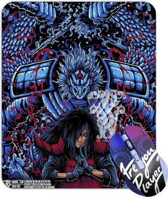 MITTRA Indiacraft Naruto Theme Anime Non Slip Base Mousepad(Blue)