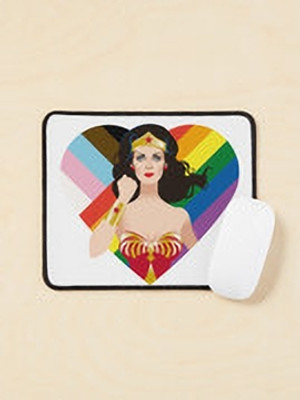 Aaltu Faltu Pride Icon – Rainbow Power Mouse Pad Mousepad(Multicolor)