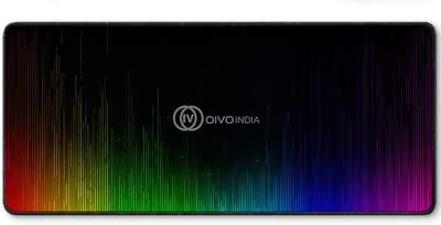 OIVO INDIA Extended Size XL Gaming|Anti-Slip Rubber Base|Laptop Computer|Keyboard Mouse Pad Non Slip Base Mousepad(Multicolor)