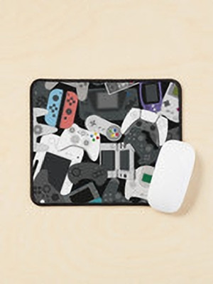 Aaltu Faltu Game Controllers All – Retro to Next-Gen Mouse Pad Non Slip Base Mousepad(Multicolor)