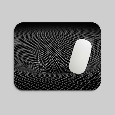 Shopx24 Black & White Gravity Abstract Mouse Pad – Ideal for Office & Gaming Mousepad(Multicolor)