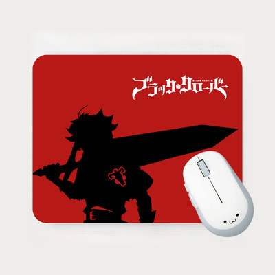 S Creation Anime printed mousepad premium quality for Laptop, Gaming pc Non-Slip Base m-3 Non Slip Base Mousepad(White)