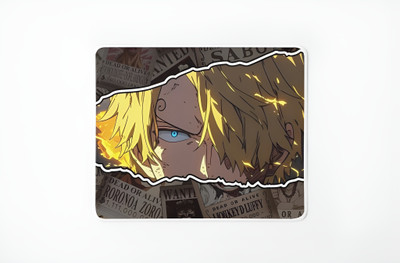 WAP ENTERPRISES ANIME ONE PIECE ( Sanji ) Non Slip Base Mousepad(Multicolor)