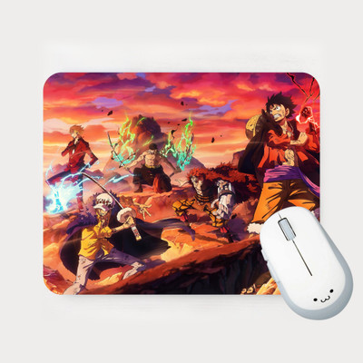 S Creation One piece Mouse Pad for Laptop, Gaming Computer Non-Slip Base- orange Non Slip Base Mousepad(Orange)