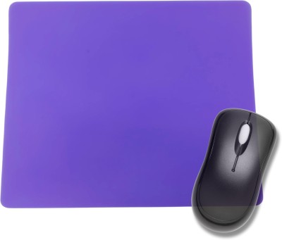 Octec Rubber Smooth Surface Mouse Pad| Desk Mate Mouse Pad| Slip-Free | Waterproof Mousepad(Purple)