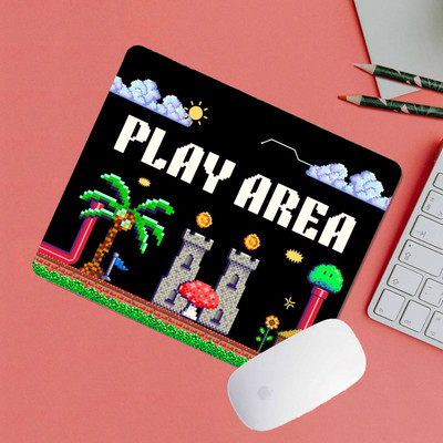 VM SHOPPING MALL Premium Mouse Pad - 7.5x9 in, Non-Slip, Smooth Surface (MP-S-A19) Non Slip Base Mousepad(Black)