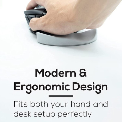 Connects Trading Mouse Wrist Rest Support for Office Computer Laptop Typing Pain Relief Mousepad(Black, White)