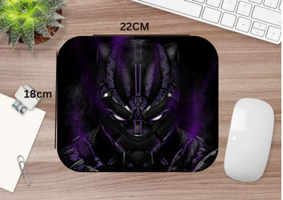 VASTRIKAFASHION BLACK PANTHER 7.5X9 INCH 3MM 3D GAMING MOUSE PAD Non Slip Base Mousepad(Multicolor)