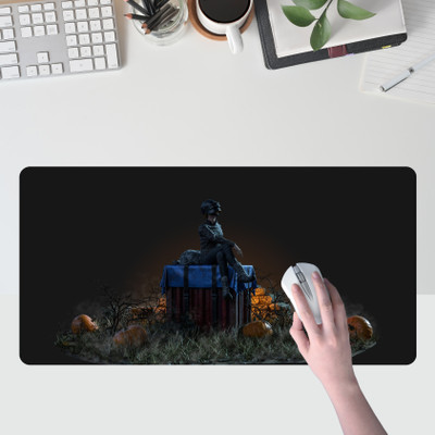 Foxrey Extended Mouse Pad Non Slip Base Mousepad(Multicolor)