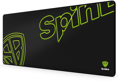 SpinBot Armor 5 MM Thick Extended Size 900MM*400MM Speed Type Gaming Non Slip Base Mousepad(Black)