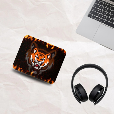 m m a Printed Mousepad With Lion Print Anti Slip Best Quality Printed Mousepad Non Slip Base Mousepad(Multicolor)