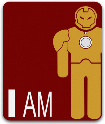 Get Fatang The Iron Knight Non Slip Base Mousepad(Red)