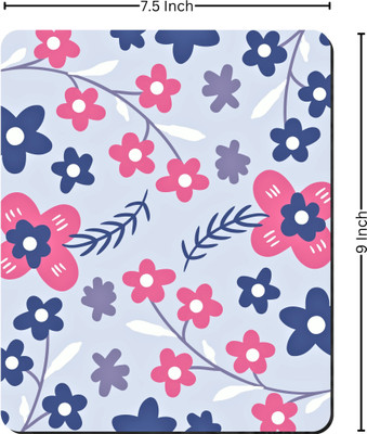 Printile MOUSE PAD 0.51 Non Slip Base Mousepad(Pink&Blue&White)