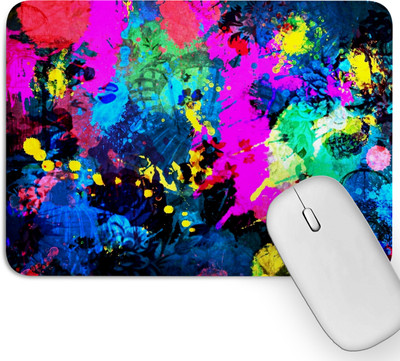 Artich Soft Non-Slip Multi-Use Mouse Pad Color Wall Graffiti Abstract Non Slip Base Mousepad(Multicolor)