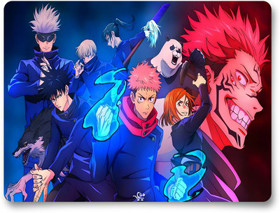 ECFAK Naruto Anime Theme Printed Mousepad (23 cm x 18 cm), Non Slip Base Mousepad(Multicolor)