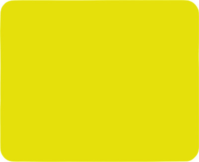 Octec Rubber Smooth Surface Mouse Pad| Desk Mate Mouse Pad| Slip-Free | Waterproof Non Slip Base Mousepad(Yellow)