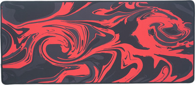 spincart Large Gaming Mouse pad, Long XXL Big Desk Table Mat for Laptop PC Office Tablet Non Slip Base Mousepad(Red)